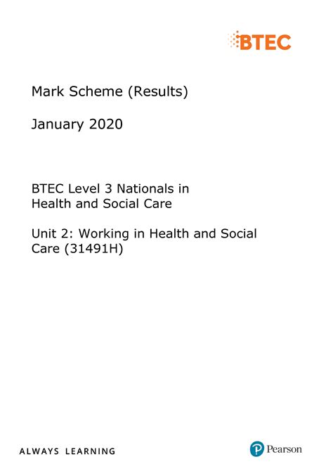 the answer in the mark scheme is 4. . Wednesday 15 january 2020 mark scheme